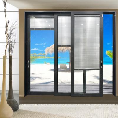 China waterproof & Healthy Insulation& aluminum alloy energy saving tempered glass sliding doors and window house for sale