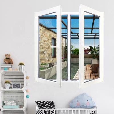 China waterproof & Healthy Insulation& upvc/pvc/pvc casement swing window cheap plastic glass price philippines for sale