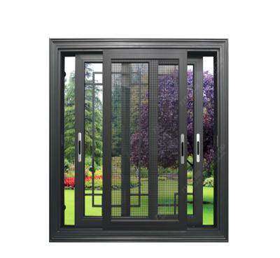 China Folding Screen WANJIA Customized Low Cost Aluminum Sliding Window for sale