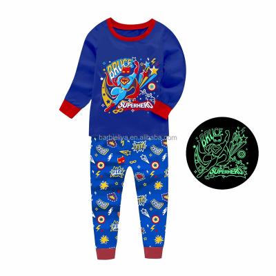 China Breathable Long Sleeves Kids Pajamas Pajamas Set Girl Unicorn Pajamas for sale