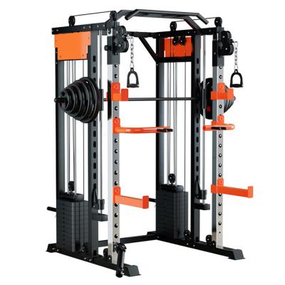 China Customizable Smith Machine Cage System Home Universal Gym Multi-Function Rack Strength Train Station Fitness Equipment Bodybuilding for sale