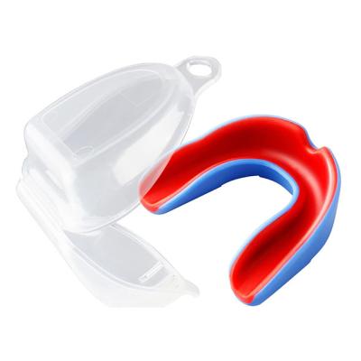 China EVA Mouth Guard Boxing Accessories Kids Men Women Men Non-Toxi Mouthguard With Box Basketball Karate Football Muttahida Majlis-e-Amal Rugby for sale