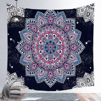 China Roman Mandala Background Tapestry Square Cloth Custom Digital Printing Foreign Trade Style Home Hanging Warm Tapestry for sale