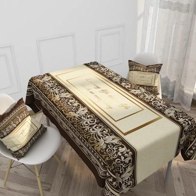 China Custom national simple tablecloth hotel tablecloth national style altar front cotton household cotton rectangular tablecloth for sale