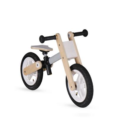 China Wooden Tower Toys Kids Balance Bike Racing Balance Bike For Toddler Kids GRAY Outdoor Play for sale