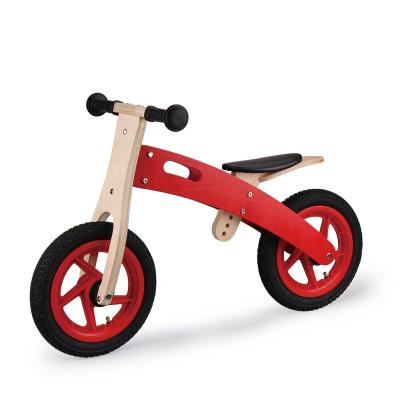 China Ride Toys High Quality Kids Wooden Balance Bike Walking Running No Pedal Sport Classic Wooden Balance Bike For Outdoor Play for sale