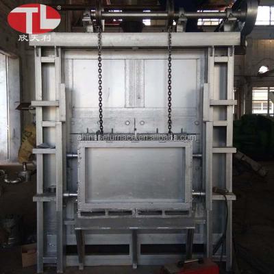 China Heat Treatment Car Bottom Gas Steel Tempering Furnace for sale