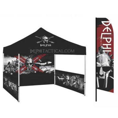 China E-Z Up Custom Printed Pop Up Canopy Tent With 3x3 Sides Folding Portable Tent Outdoor Gazebo Tent for sale