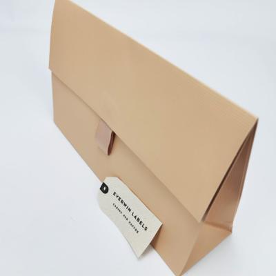 China Viable Custom Pink Foldable Paper Envelope Printing Paper Bag Jewelery Gift Accessory Packaging With Ribbon for sale