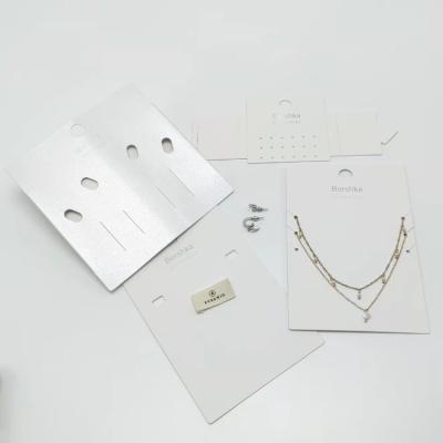 China Viable Customized Earring Hair Clip Jewelry Stand Display Paper card packaging for sale