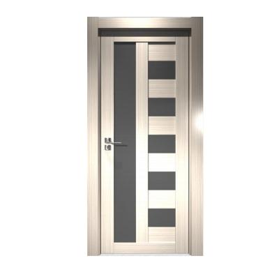 China Waterproof + Front Wood Grain Composite Waterproof WPC Exterior Door Sound Insulation China Supplier Safety Cheap Price for sale