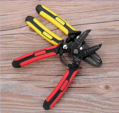 China High Quality MULTI FUNCTIONAL Cable Cutter Crimper Manual Cable Cutting Pliers Wire Cutter Heavy Duty 0.6-2.6mm Tool for sale