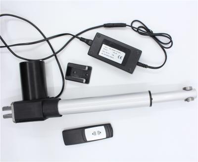 China 24v IP44 4inch 100mm Stroke Max Load 6000N 4mm/s Medical Linear Actuator Complete Set Medical Use With Remote Control for sale