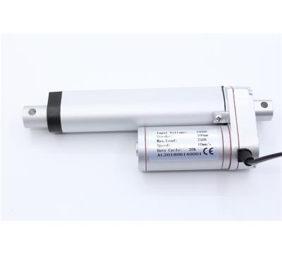 China 12V 24V36V DC Motor 900N=90KG Linear Actuator Quiet Type 500mm Waterproof Micro Electric Linear Actuator use for funiture double ended limit switch for sale