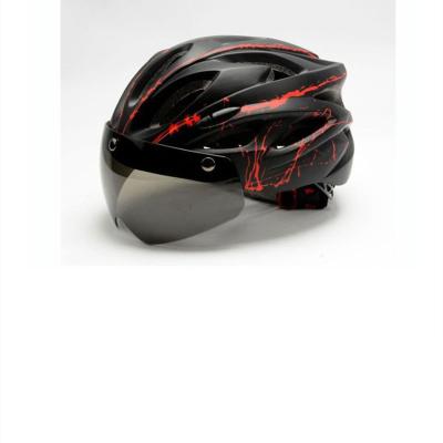 China ABS+PC ABS+PC Helmet Magnetic Suction Cycling Mountain Bike Integrated Safety Outdoor Helmet For Man for sale