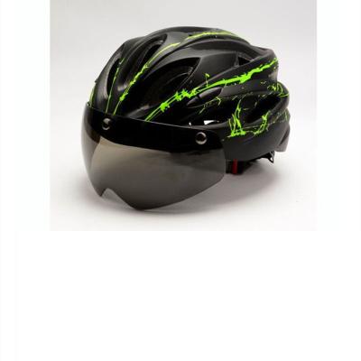 China ABS+PC Cycling Helmet Magnetic Suction With Integrated Outdoor Mountain Bike Safety Helmet for sale