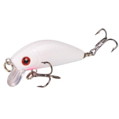 China Durable 50mm Trouting Fishing Accessories Suspension Lure Swim Hard Artificial Baits 3D Eyes Minnow Bait for sale