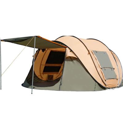 China Durable noise up tent outdoor waterproof 4 room tent camping tent outdoor people for sale