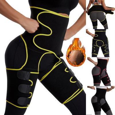 China 2021 New Arrival Sporty Women Sport Waist Support Leg Support Slimming Leg Shaper Thigh Trimmers Warmer Slim Training for sale