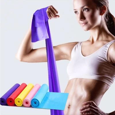 China Durable Resistance Bands Yoga Sport Eco-friendly Natural Latex Stretching Elastic Yoga Bands Set For Fitness for sale