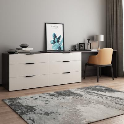 China Modern Design Bedroom Office TV Storage Cabinet Built-in Corner Cabinet With Simple Pull-Down Computer Desk for sale