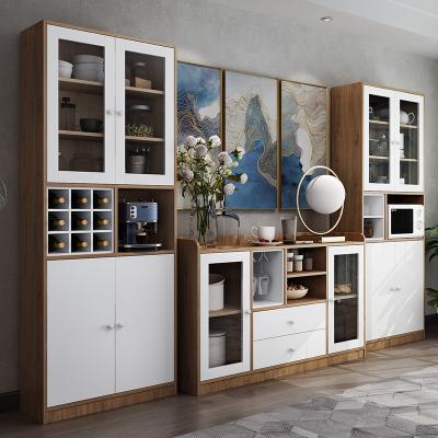 China Simple modern design dining room heaven and earth dining Nordic combination side cabinet living room wine cabinet tea cabinet customization for sale