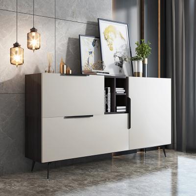 China Nordic minimalist dining room sideboard style cupboard heaven and earth tea cupboard simple and modern kitchen storage cabinet for sale