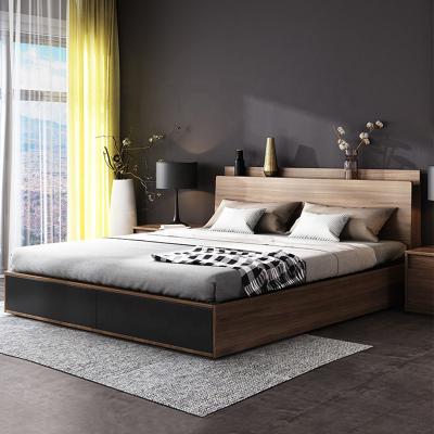 China Comfortable Furniture Set Can Be Raised And Lowered Home Bed Storage Furniture Set Adjustable Wooden Popular Design Multifunctional Bedroom for sale