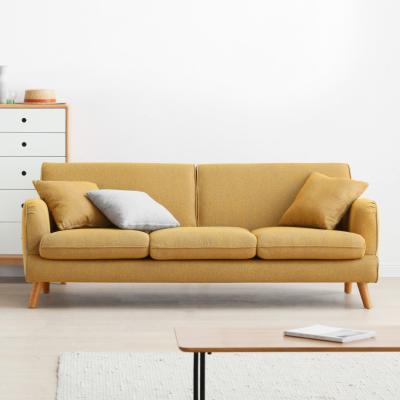 China Other modern cheap living room sofa living room sofa factory living room low arm yellow sofa for sale