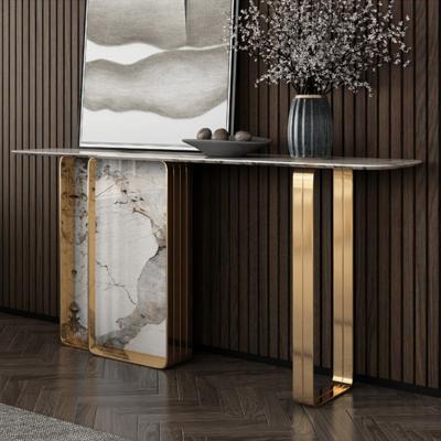 China Xuanguang Italian light luxury extendable living room entrance table storage entrance decoration porch table luxury home for sale