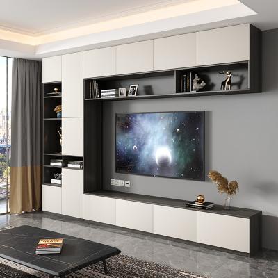 China Wall one of the modern design TV cabinet bottom combination living room home wall cabinet wall cabinet high full TV for sale