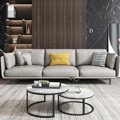 China Nordic simple modern three person sofa set furniture modern sofa fabric technology modern design luxury Italian design for sale