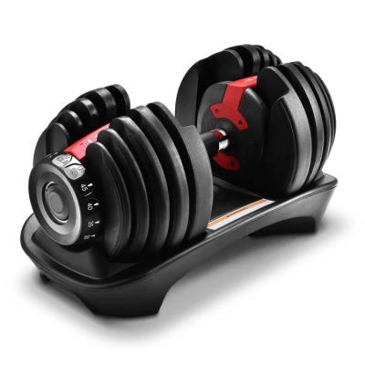 China Professional Adjustable Dumbbell Cast Set Weights Workout Adjustable Table Pairs Dumbbell Commercial Dumbbell Set for sale