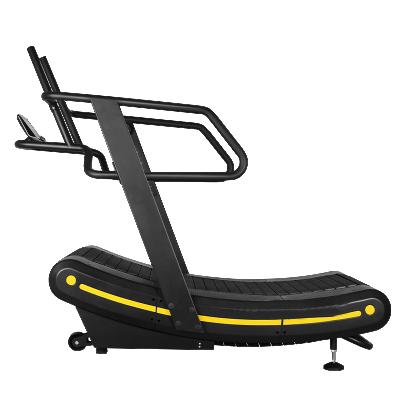 China 1690*485mm fitness equipment good quality curved treadmill folding machine for home/gym/club for sale