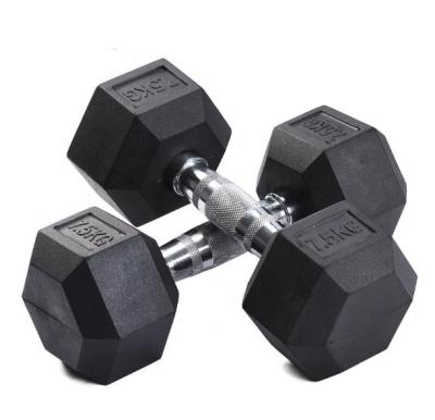 China 2020 Promotional Wholesale Anti Rolling Hex High Quality Gym Equipment Dumbbell For Sale for sale