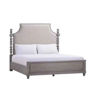 China Modern American Luxury Wooden Beds Durable Hot Selling King Size Beds For Villa for sale