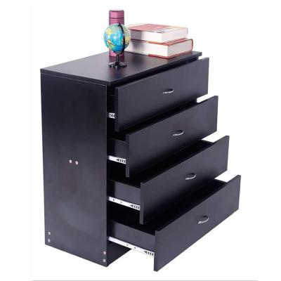 China (Other) 4 Drawer Adjustable Modern Wooden Bedside Table Side Tables Nightstands Living Room Cabinets Chest Of Drawers for sale