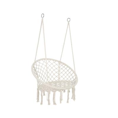 China Modern Outdoor Furniture Hammock Chair Macrame Swing Garden Furniture Cotton Rope Hammock Swing Chair for Indoor and Outdoor for sale