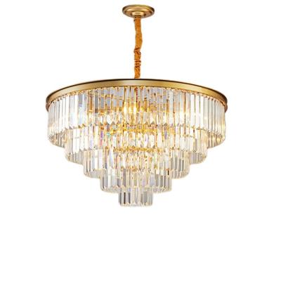 China 2022 Modern New Modern Luxury Ceiling Light Led Pendant Lighting Crystal Chandelier For Dining for sale