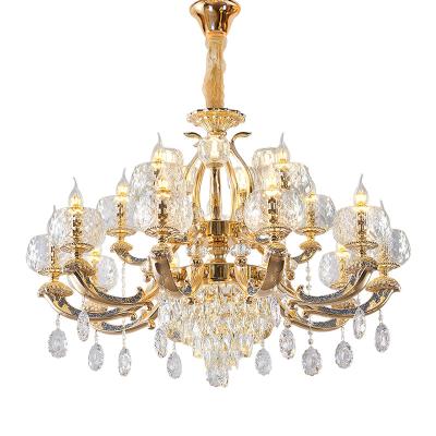 China Farmhouse Hot Selling Modern Luxury Ceiling Lamp Pendant Lights Glass Chandelier for sale