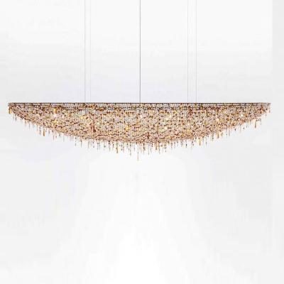 China Traditional Modern Luxury Gold Pendant Lights Creative Home Lighting Chandelier For Living Room for sale