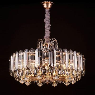 China Traditional Modern Luxury Gold Pendant Lights Creative Home Lighting Chandelier For Living Room for sale