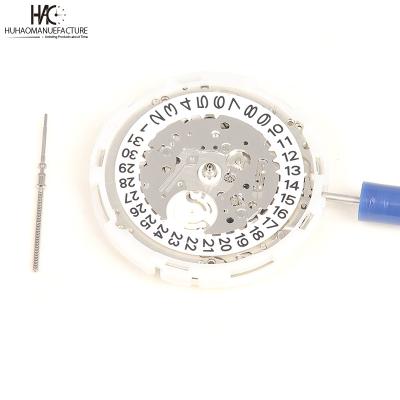 China Japan Original White High Hardness Day Date Automatic Movement Luxury Mechanical Watch Movement YN55 for sale