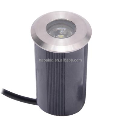 China Warm White Stainless Steel 1W 2W 3W IP67 LED Cold White Enclosed Underground Garden Light for sale