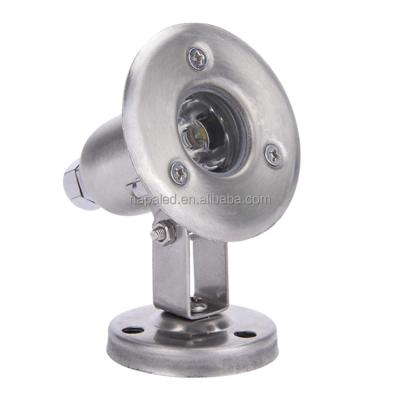 China 3W Garden Buried Underwater Lights IP68 Round LED Pool Submersible Underground Light for Pond Fountain for sale