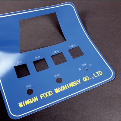 China Waterproof OEM Warning Manufacturers Promotional Custom Plastic Plastic Sheet PVC Sticker Self Adhesive Vinyl Printing Mechanical Label for sale