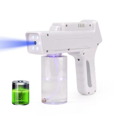 China Wireless nebulizadora gun nebulizadora pistola cordless sprayer gun disinfection garden battery gun battery spray gun nano sanitizer for sale