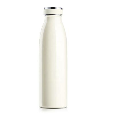 China Travel BPA Free Vacuum Milk Bottle Stainless Steel Vial Viable Thermal Double Wall Drinking Metal Insulated Water Bottle For School for sale