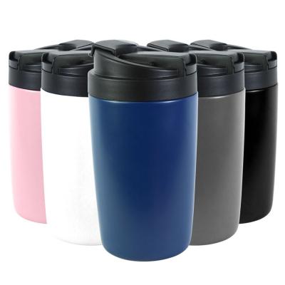 China 2021 Viable Insulated Double Wall Coffee Tumbler Mug 350ML Reusable Sublimation Stainless Steel Travel Custom Coffee Mug With Logo for sale