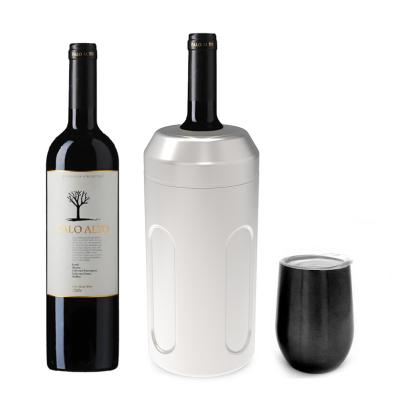 China Viable Keeps Wine Champagne Double Walled Stainless Steel Portable Vacuum Insulated Insulator Refrigerator No Ice for sale